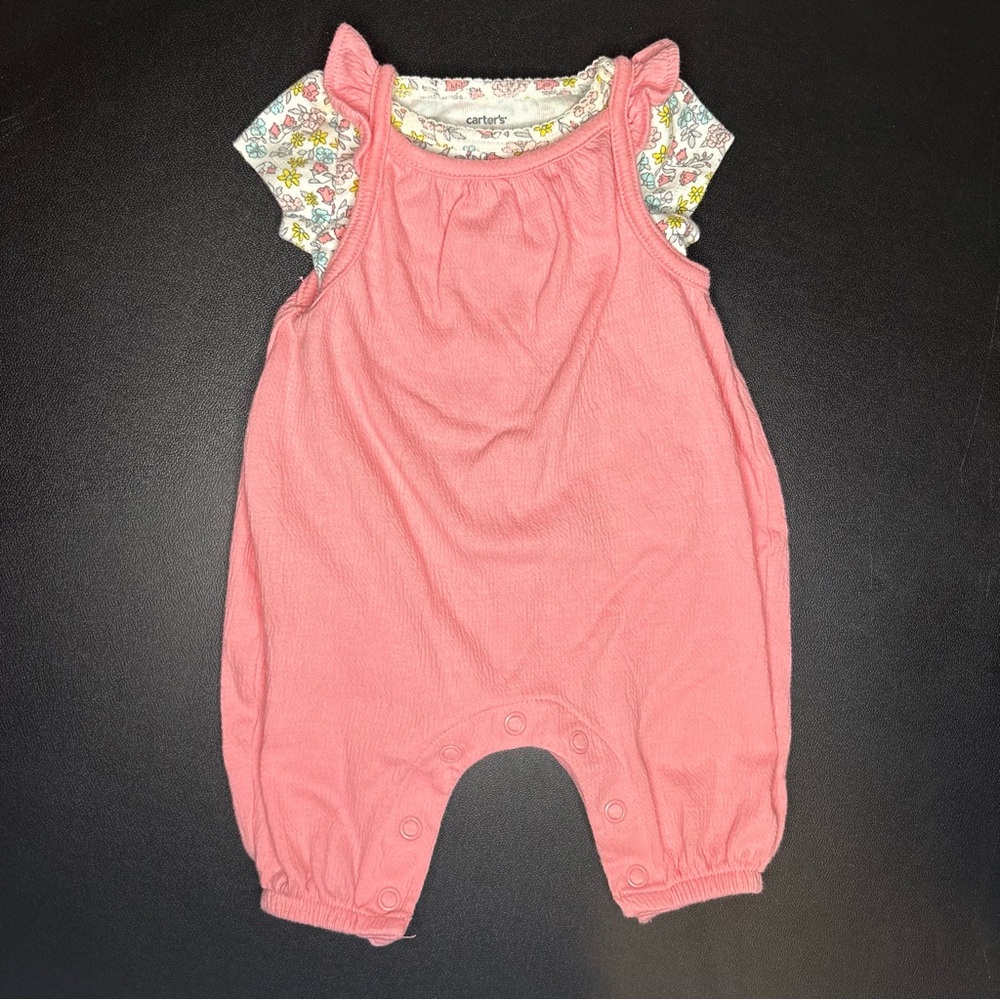 Carter's Pink Baby Romper